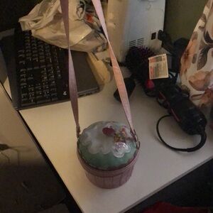 Pink and Green Cupcake Purse with sprinkles!